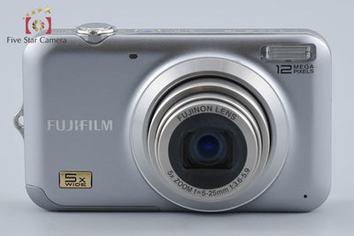 【中古】FUJIFILM 富士フイルム FINEPIX JX200 シルバー コンパクトデジタルカメラ 元箱付き
