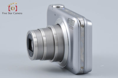 【中古】FUJIFILM 富士フイルム FINEPIX JX200 シルバー コンパクトデジタルカメラ 元箱付き