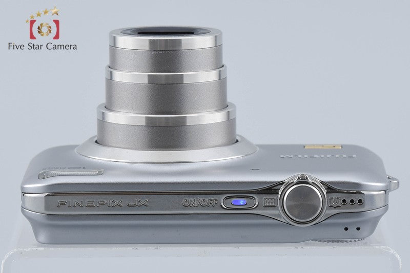 中古】FUJIFILM 富士フイルム FINEPIX JX200 シルバー コンパクト