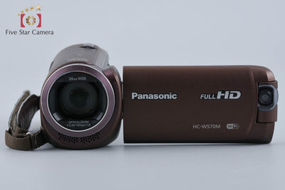 【中古】Panasonic パナソニック HC-W570M ブラウン ビデオカメラ