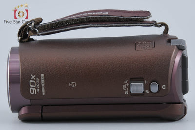 【中古】Panasonic パナソニック HC-W570M ブラウン ビデオカメラ