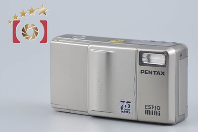 【中古】PENTAX ペンタックス ESPIO mini 75周年記念モデル シルバー コンパクトフィルムカメラ