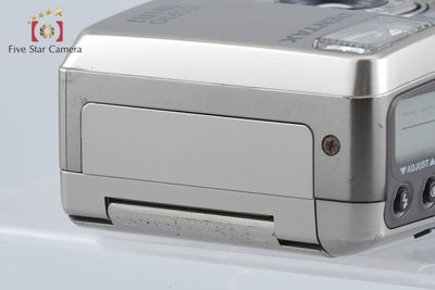 【中古】PENTAX ペンタックス ESPIO mini 75周年記念モデル シルバー コンパクトフィルムカメラ