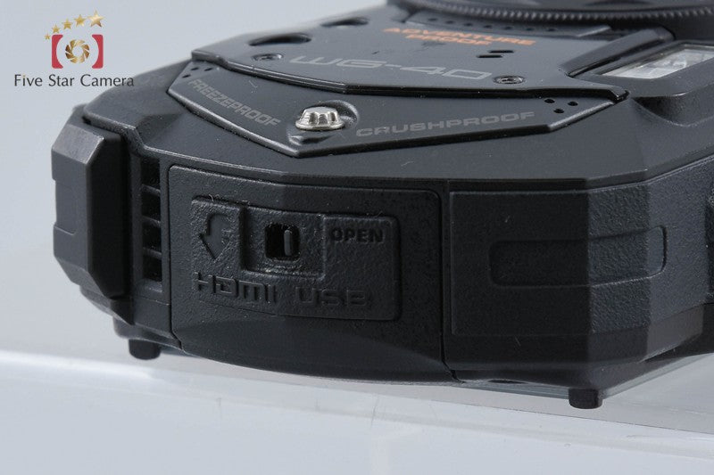 中古】RICOH リコー PENTAX ペンタックス WG-40 ブラック コンパクト