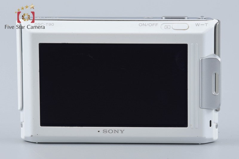 中古】SONY ソニー Cyber-shot DSC-T90 ホワイト デジタルスチルカメラ
