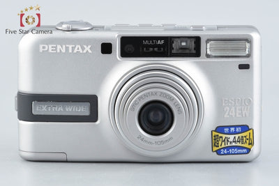 【中古】PENTAX ペンタックス ESPIO 24EW シルバー コンパクトフィルムカメラ