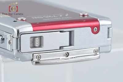 【中古】OLYMPUS オリンパス μ725SW ワインレッド コンパクトデジタルカメラ