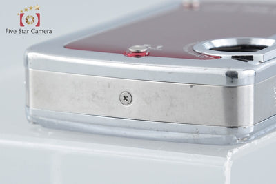 【中古】OLYMPUS オリンパス μ725SW ワインレッド コンパクトデジタルカメラ