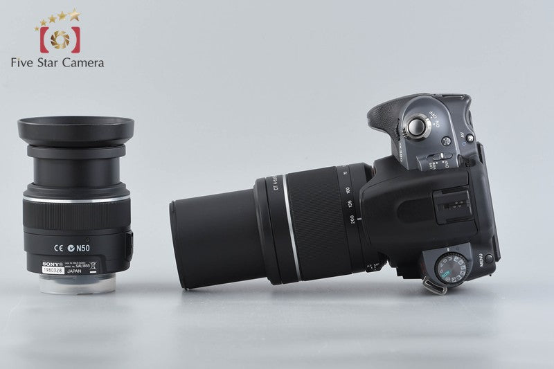 中古】SONY ソニー α380 DSLR-A380 ダブルズームレンズキット