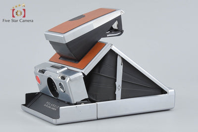 【中古】Polaroid ポラロイド SX-70 ブラウン インスタントフィルムカメラ