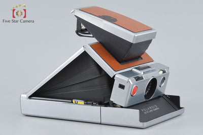 【中古】Polaroid ポラロイド SX-70 ブラウン インスタントフィルムカメラ