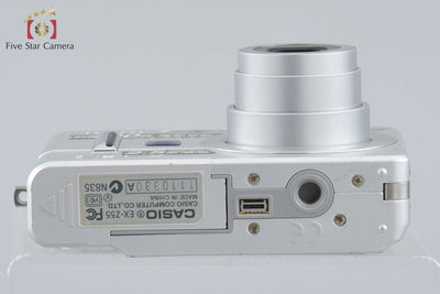 【中古】Casio カシオ EXILIM EX-Z55 シルバー コンパクトデジタルカメラ
