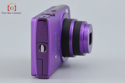 【中古】Canon キヤノン IXY 430F パープル コンパクトデジタルカメラ 元箱付き