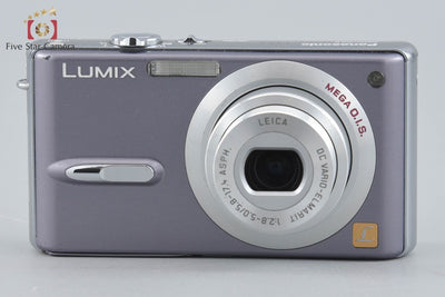 【中古】Panasonic パナソニック LUMIX DMC-FX9 モーブグレー コンパクトデジタルカメラ