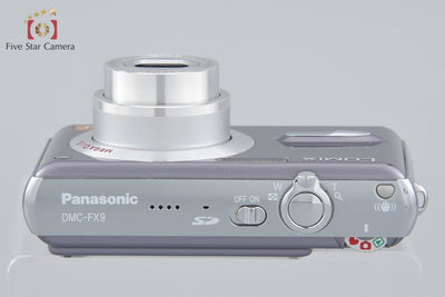 【中古】Panasonic パナソニック LUMIX DMC-FX9 モーブグレー コンパクトデジタルカメラ