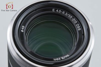 【中古】SONY ソニー E 55-210mm f/4.5-6.3 OSS SEL55210 シルバー