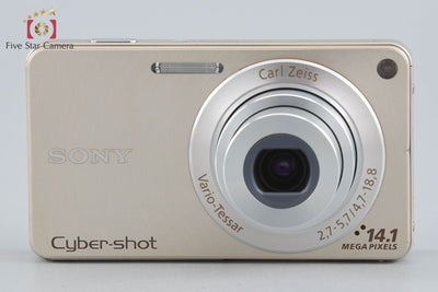 【中古】SONY ソニー Cyber-shot DSC-W350 ゴールド コンパクトデジタルカメラ