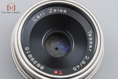 【中古】CONTAX コンタックス Carl Zeiss Tessar 45mm f/2.8 T* 100周年記念モデル