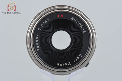 【中古】CONTAX コンタックス Carl Zeiss Tessar 45mm f/2.8 T* 100周年記念モデル