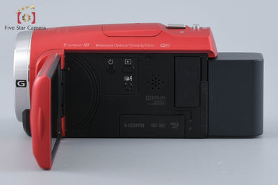 【中古】SONY ソニー ハンディカム HDR-CX680 レッド デジタルビデオカメラ 多言語対応