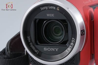 【中古】SONY ソニー ハンディカム HDR-CX680 レッド デジタルビデオカメラ 多言語対応