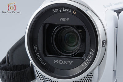【中古】SONY ソニー ハンディカム HDR-CX670 ホワイト デジタルビデオカメラ 多言語対応