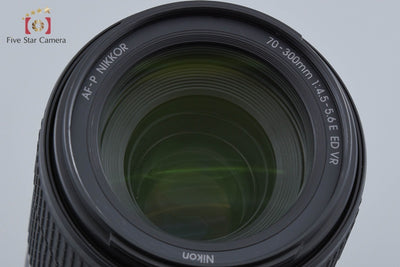 【中古】Nikon ニコン AF-P NIKKOR 70-300mm f/4.5-5.6 E ED VR