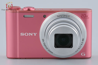 【中古】SONY ソニー Cyber-shot DSC-WX350 ピンク コンパクトデジタルカメラ 多言語対応