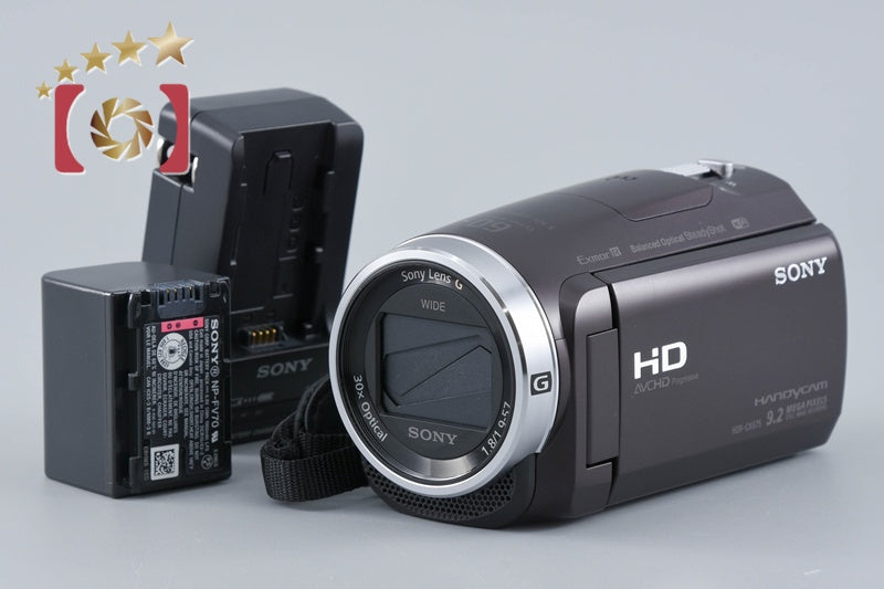 中古】SONY ソニー ハンディカム HDR-CX675 ボルドーブラウン デジタル