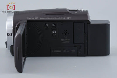 【中古】SONY ソニー ハンディカム HDR-CX675 ボルドーブラウン デジタルビデオカメラ 多言語対応
