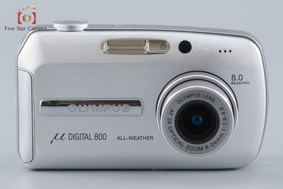 【中古】OLYMPUS オリンパス μ DIGITAL 800 シルバー コンパクトデジタルカメラ
