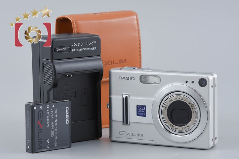 【中古】Casio カシオ EXILIM EX-Z55 シルバー コンパクトデジタルカメラ