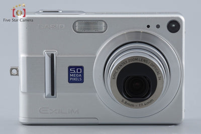 【中古】Casio カシオ EXILIM EX-Z55 シルバー コンパクトデジタルカメラ