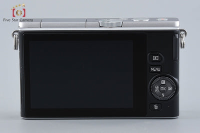 【中古】Nikon ニコン 1 J4 シルバー 標準パワーズームレンズキット シャッター回数僅少