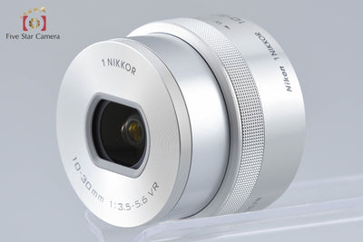 【中古】Nikon ニコン 1 J4 シルバー 標準パワーズームレンズキット シャッター回数僅少