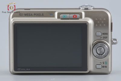 【中古】Casio カシオ EXILIM ZOOM EX-Z1080 ゴールド コンパクトデジタルカメラ 元箱付き