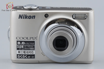 【中古】Nikon ニコン COOLPIX L21 シルバー コンパクトデジタルカメラ