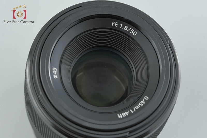 中古】SONY ソニー FE 50mm f/1.8 SEL50F18F 元箱付き – Five Star