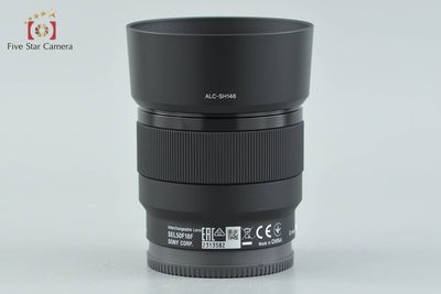 【中古】SONY ソニー FE 50mm f/1.8 SEL50F18F 元箱付き