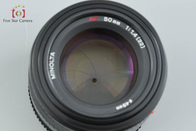【中古】MINOLTA ミノルタ AF 50mm f/1.4 旧タイプ