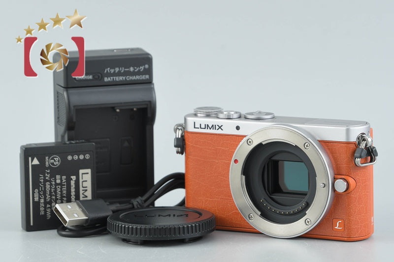 【中古】Panasonic パナソニック LUMIX DMC-GM1 オレンジ ミラーレス一眼カメラ シャッター回数僅少