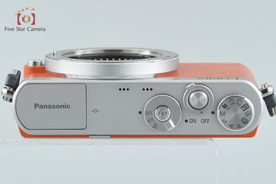 【中古】Panasonic パナソニック LUMIX DMC-GM1 オレンジ ミラーレス一眼カメラ シャッター回数僅少