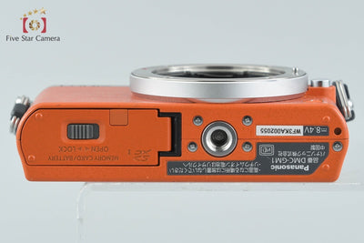 【中古】Panasonic パナソニック LUMIX DMC-GM1 オレンジ ミラーレス一眼カメラ シャッター回数僅少