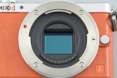 【中古】Panasonic パナソニック LUMIX DMC-GM1 オレンジ ミラーレス一眼カメラ シャッター回数僅少
