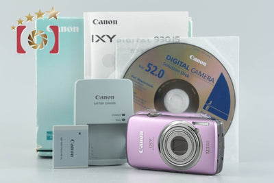 【中古】Canon キヤノン IXY Digital 930 IS パープル コンパクトデジタルカメラ 元箱付き