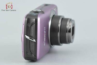 【中古】Canon キヤノン IXY Digital 930 IS パープル コンパクトデジタルカメラ 元箱付き