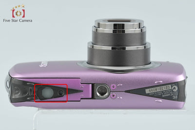 【中古】Canon キヤノン IXY Digital 930 IS パープル コンパクトデジタルカメラ 元箱付き