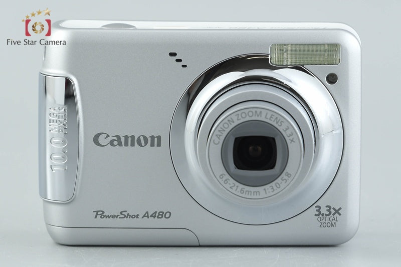 中古】Canon キヤノン PowerShot A480 シルバー コンパクトデジタル