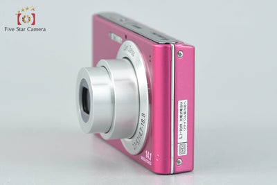 【中古】SONY ソニー Cyber-shot DSC-W320 ピンク コンパクトデジタルカメラ 元箱付き