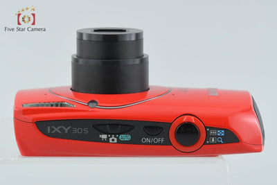 【中古】Canon キヤノン IXY 30S レッド コンパクトデジタルカメラ